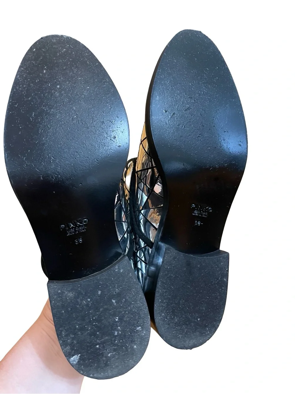 PINKO Mirror Oxford Shoes